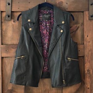 Pleather vest